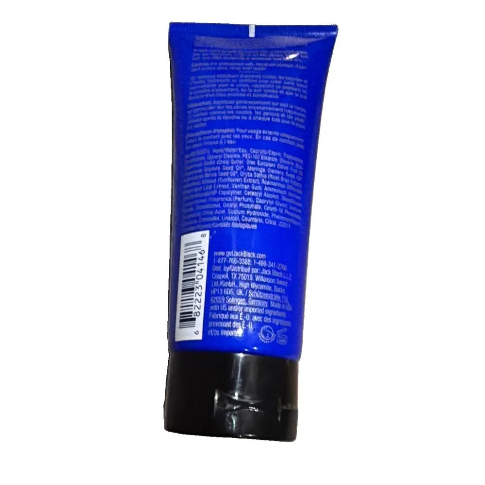 Jack Black Blue Midnight Hydrating Body Lotion Black  Pepper & Lavender 1 oz